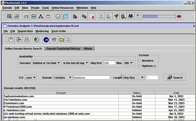PlexDomain Screenshot